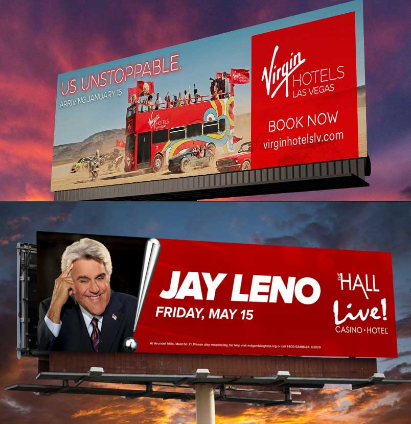 Leno & Virgin Billboards